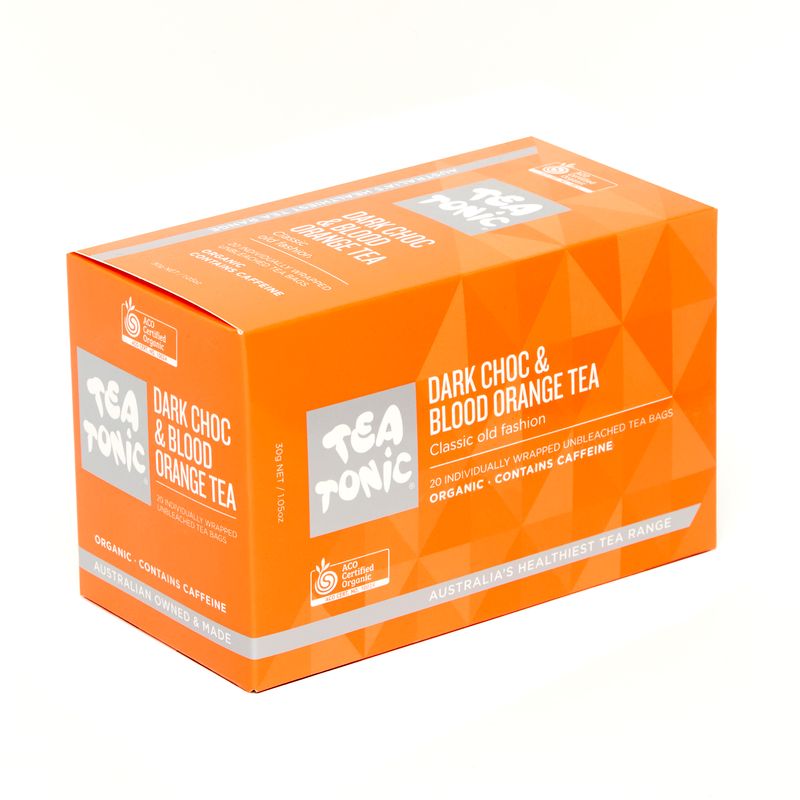 Blood Orange & Dark Chocolate Tea - 20 Teabags Box