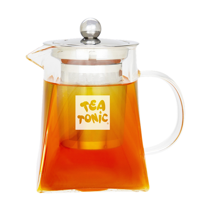Square Glass Tea Pot 400ml - 2 Cups